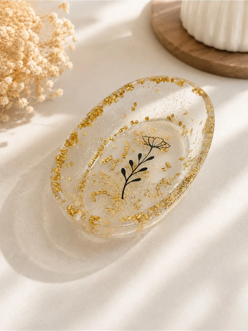 Handmade elegant clear